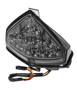 Światło tylne LED, przyciemniana soczewka, chromowany reflektor do Honda CB 1000 R, 08-, posiada homologację EU