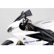 Szyba MRA Racing do Triumph Daytona, 675, od 2013r., czarna, posiada homologację EU