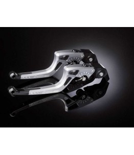 Dźwignia hamulca ABM Synto Evo, srebrna anodowana, srebrna regulacja, do Ducati 749, 848, 999, 1098