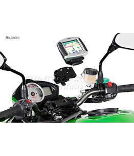 QUICK-LOCK GPS-Mocowanie. Czarne. Pochłaniające drgania do KAWASAKI