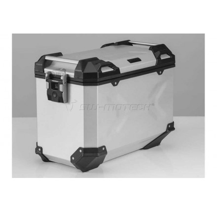 SW Motech Aluminiowy TRAX ADVENTURE BOX L 45 l. Lewy. srebrny