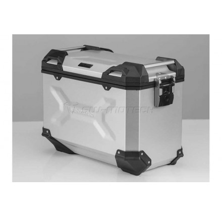 SW Motech Aluminiowy TRAX ADVENTURE BOX L 45 l. Prawo. srebrny