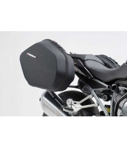 SW Motech AERO ABS zestaw kufrów bocznych ABS / 600D HCF Polyester. BMW R1200R/R1200RS (15-).