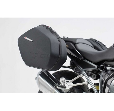 SW Motech AERO ABS zestaw kufrów bocznych ABS / 600D HCF Polyester. BMW R1200R/R1200RS (15-).