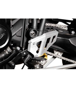 SW Motech Osłona podnóżka, lewa strona, srebrna Triumph Tiger 800 Modelle (10-).