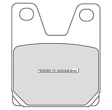 Klocki hamulcowe Ferodo FDB 2084 P