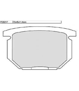 Klocki hamulcowe Ferodo FDB 217 P