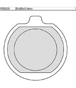 Klocki hamulcowe Ferodo FDB 220 P