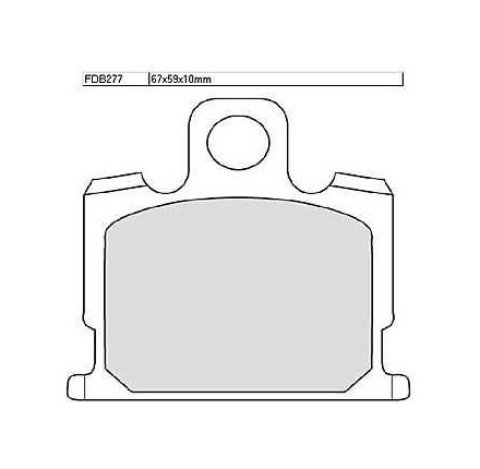 Klocki hamulcowe Ferodo FDB 277 P