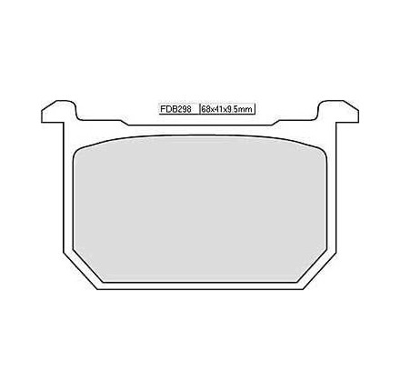 Klocki hamulcowe Ferodo FDB 298 P