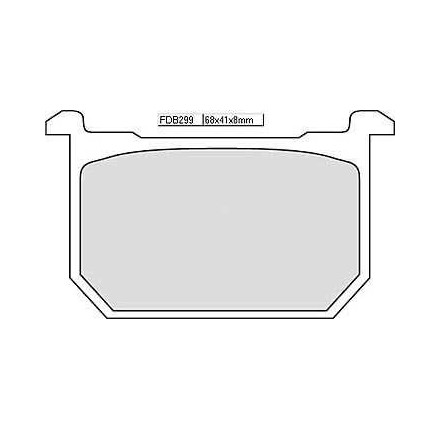 Klocki hamulcowe Ferodo FDB 299 P