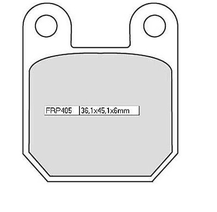 Klocki hamulcowe Ferodo FRP 405 P
