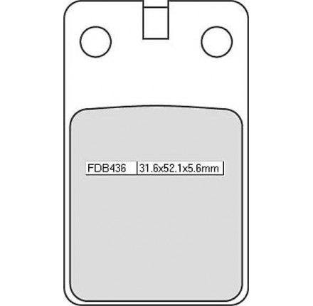 Klocki hamulcowe Ferodo FDB 436 P