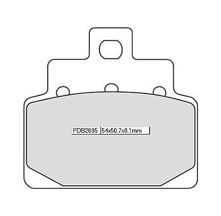 Klocki hamulcowe Ferodo FDB 2095 AG