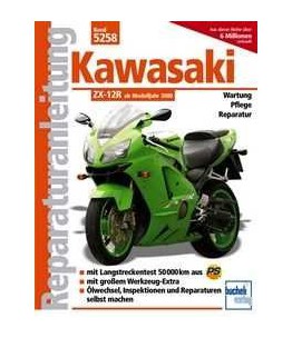 BD. 5258 Naprawa ręczna KAWASAKI ZX 12 R, 00-