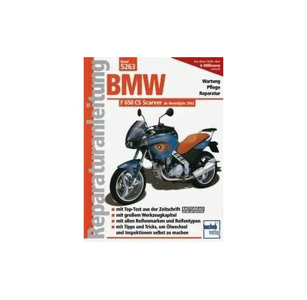 Bd. 5263 Podręcznik serwisowy BMW F 650 CS Scarver, od 02- rok