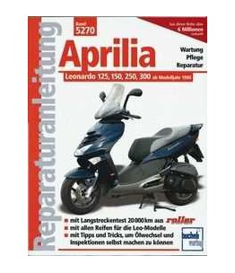 Nr 5270 Podręcznik serwisowy Aprilia Leonardo 125, 150, 250, 300 ab 96