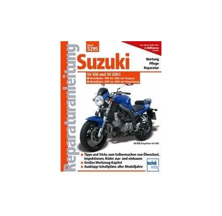 Nr 5295 Podręcznik serwisowy Suzuki SV 650 / S, 99-08, chłodzony powietrzem, z wtryskiem paliwa