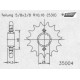 Zestaw napędowy ESJOT do Honda 1000 CBR FK,FL,FM,FN,FP,F,FS SC24 (89-95)