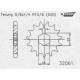 Zestaw napędowy ESJOT do Kawasaki 125 KX M2,M3,M6F-M8F (04-08)