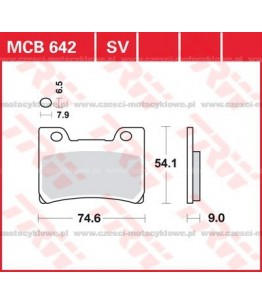 Klocki hamulcowe TRW MCB642SV